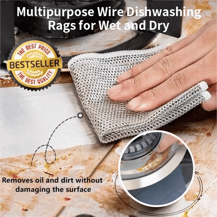 🔥Multipurpose Wire Miracle Cleaning Cloths