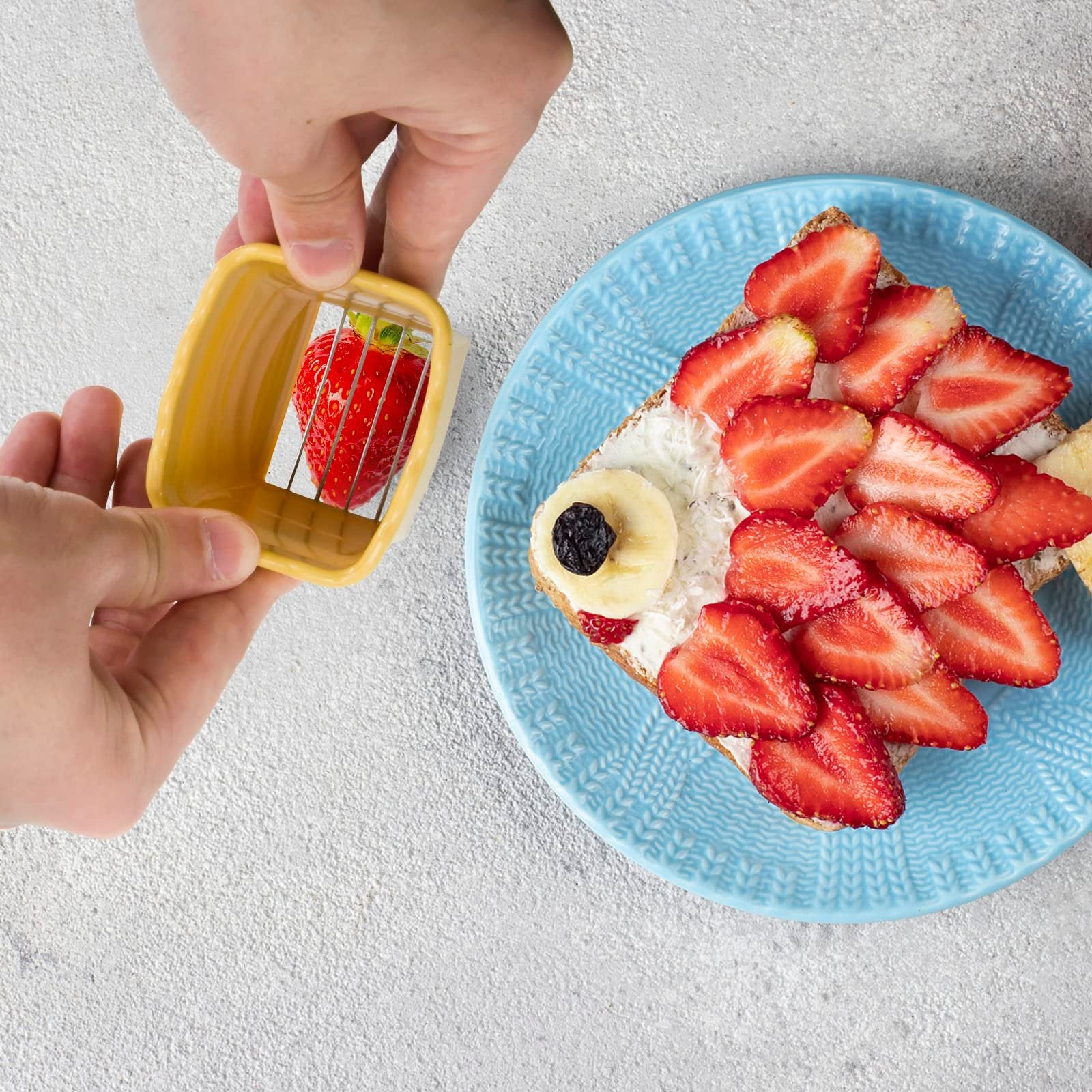 🍓2023 New Fruit Egg Stainless Steel Cup Slicer