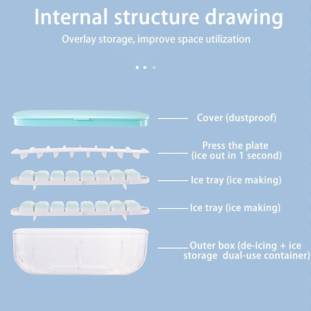 🔥Press Type Ice Cube Maker