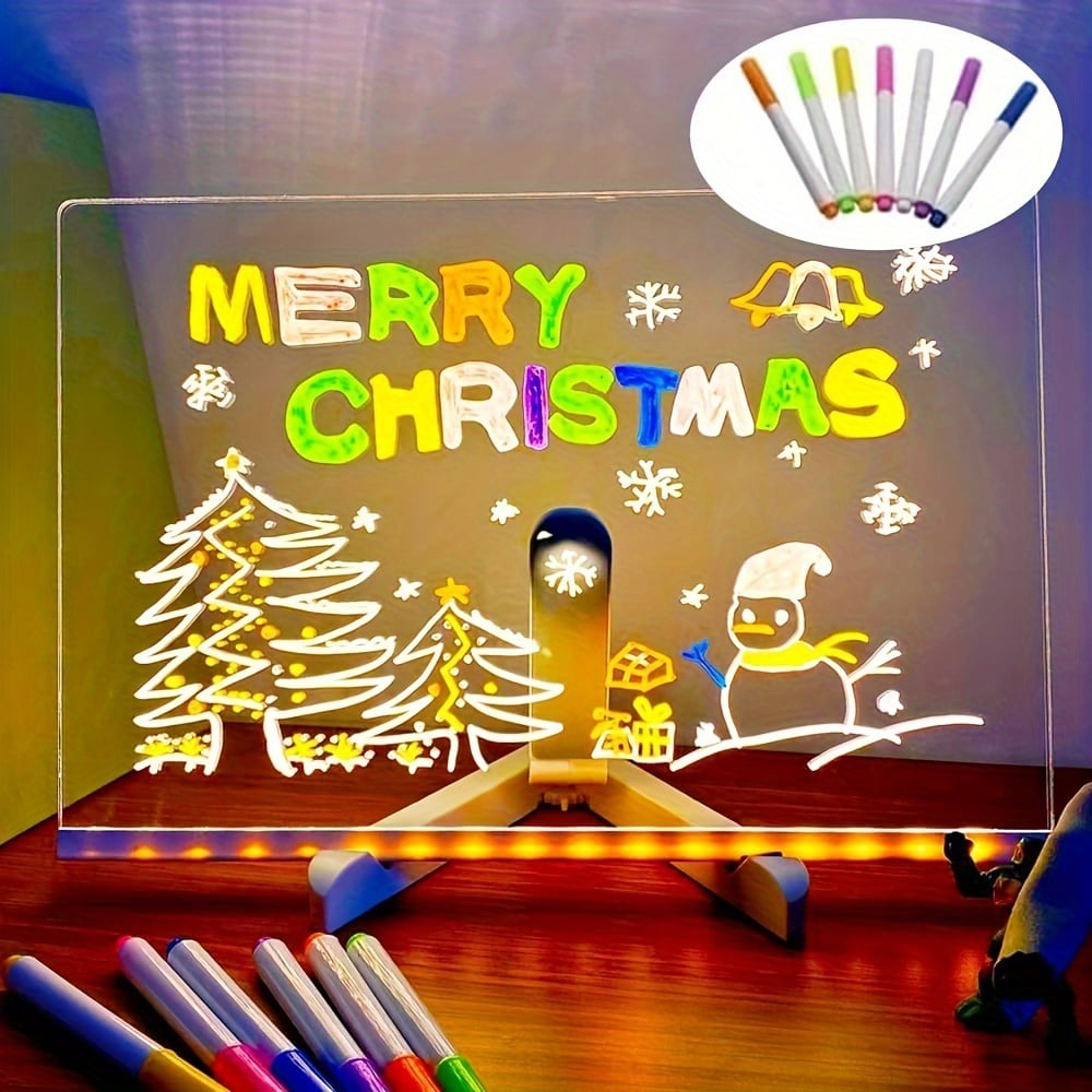 ✨LED Note Board with Colors 🎨(Come With 7 Pens)