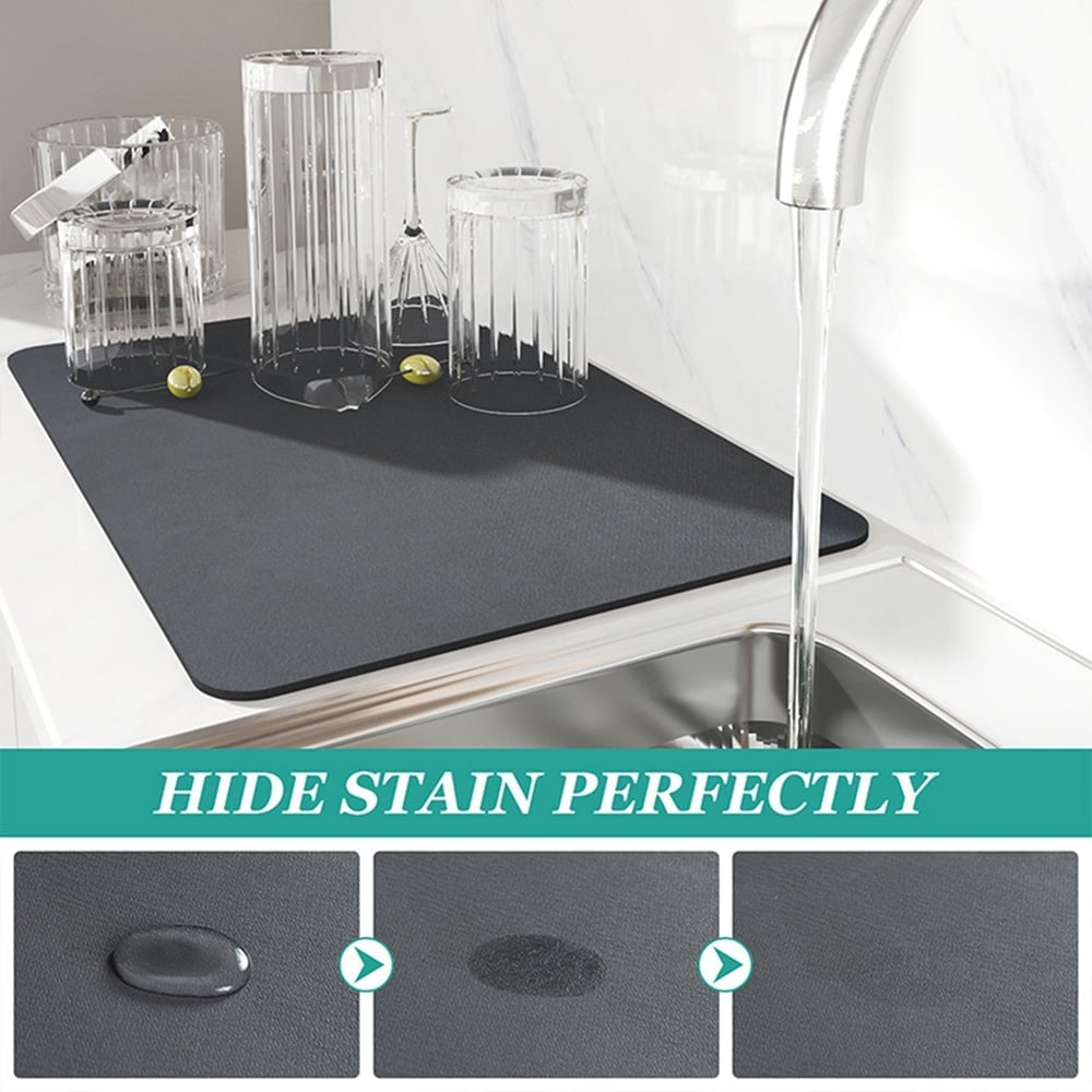 🔥2023 New Kitchen Super Absorbent Draining Mat