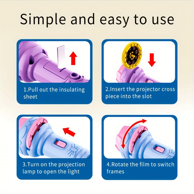 Kids Projection Flashlight
