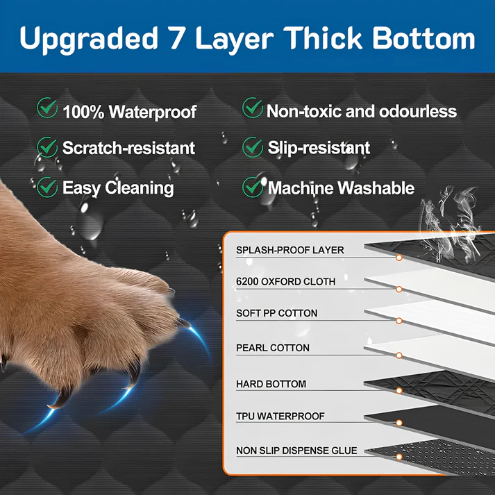 🔥Free Shipping🔥6-in-1 Waterproof Dog Car Seat Cover