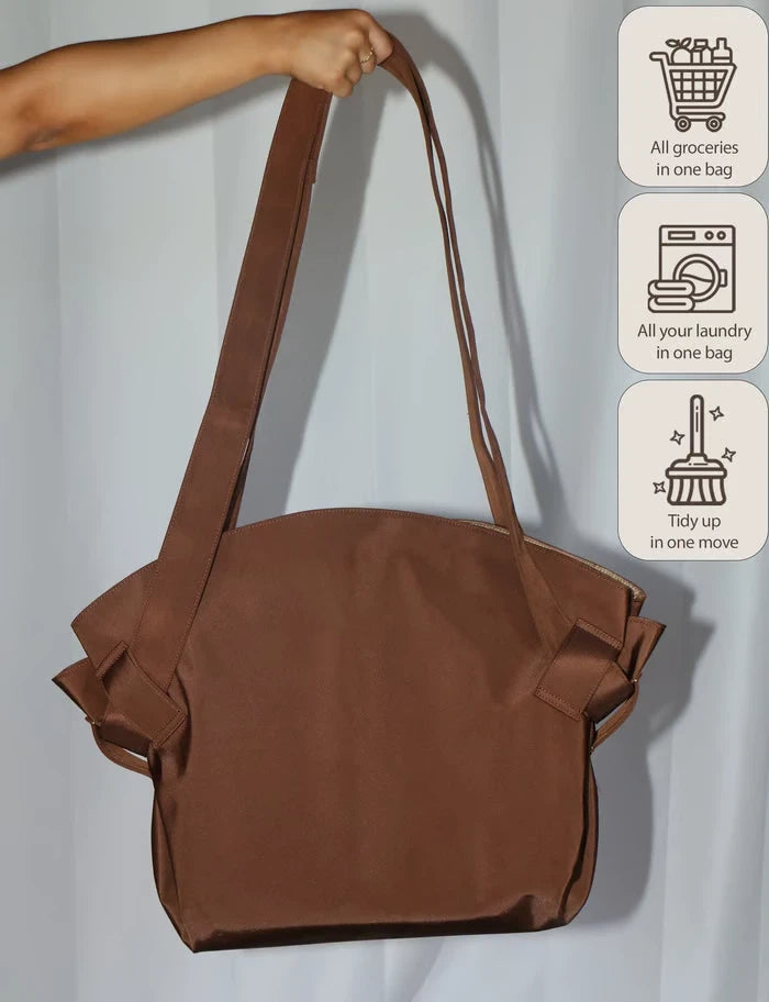 Rechargeable large-capacity single-shoulder crossbody luggage bag