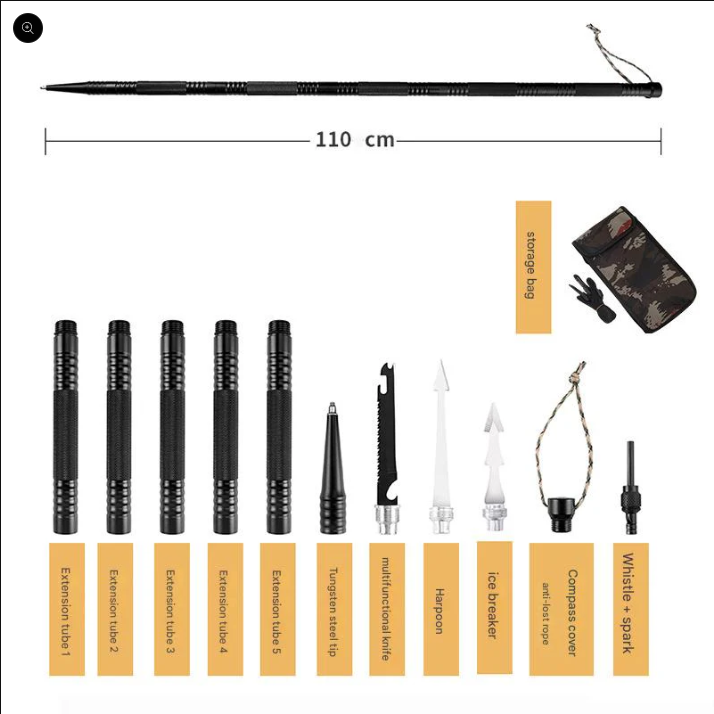 Multiple Hiking Stick Trekking Pole