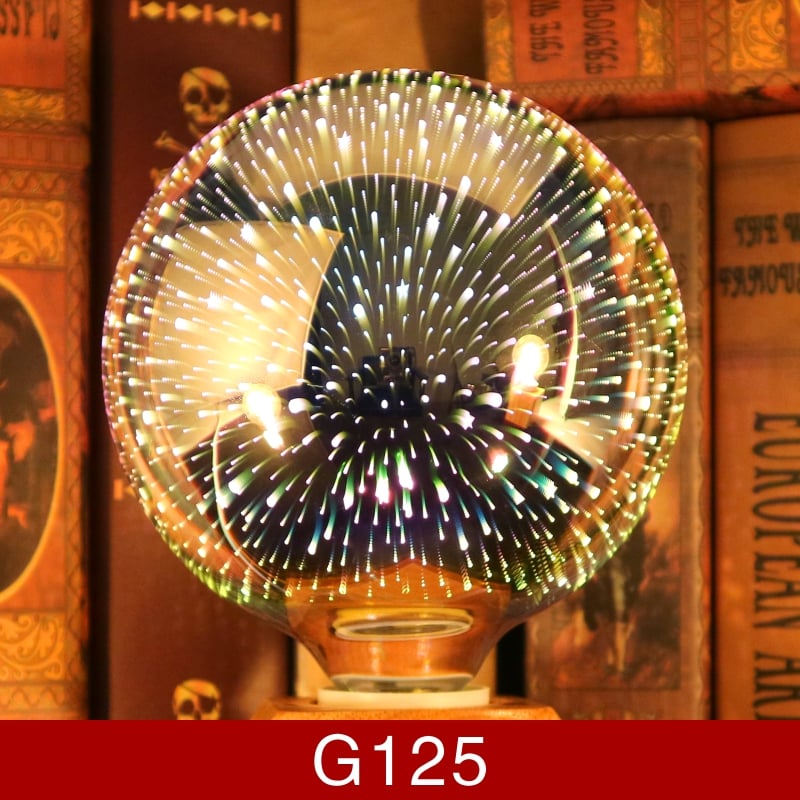 3D Fireworks LED Light Bulb