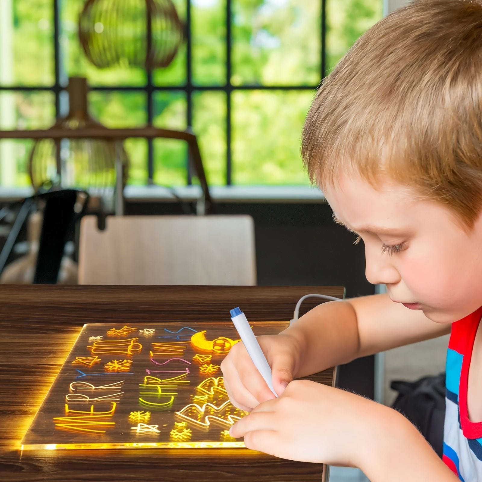 ✨LED Note Board with Colors 🎨(Come With 7 Pens)