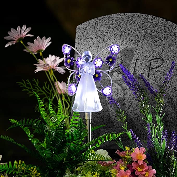 Solar Angel Garden Stake Lights - 2 Pack