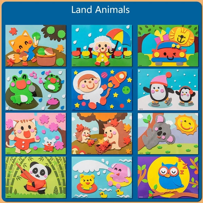 🔥Cartoon EVA Sticker Toys