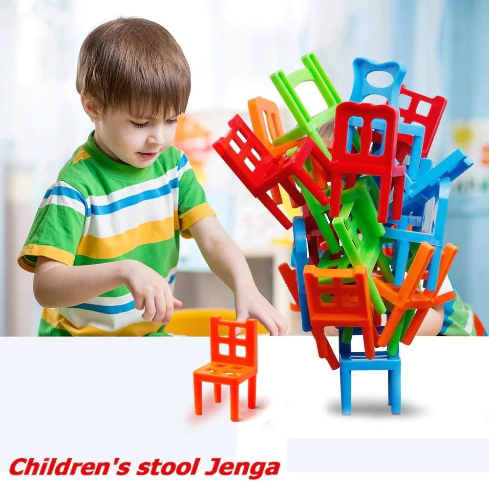 Christmas Hot Sale 49% OFF - Chairs Stacking Tower Balancing Game (18pcs)