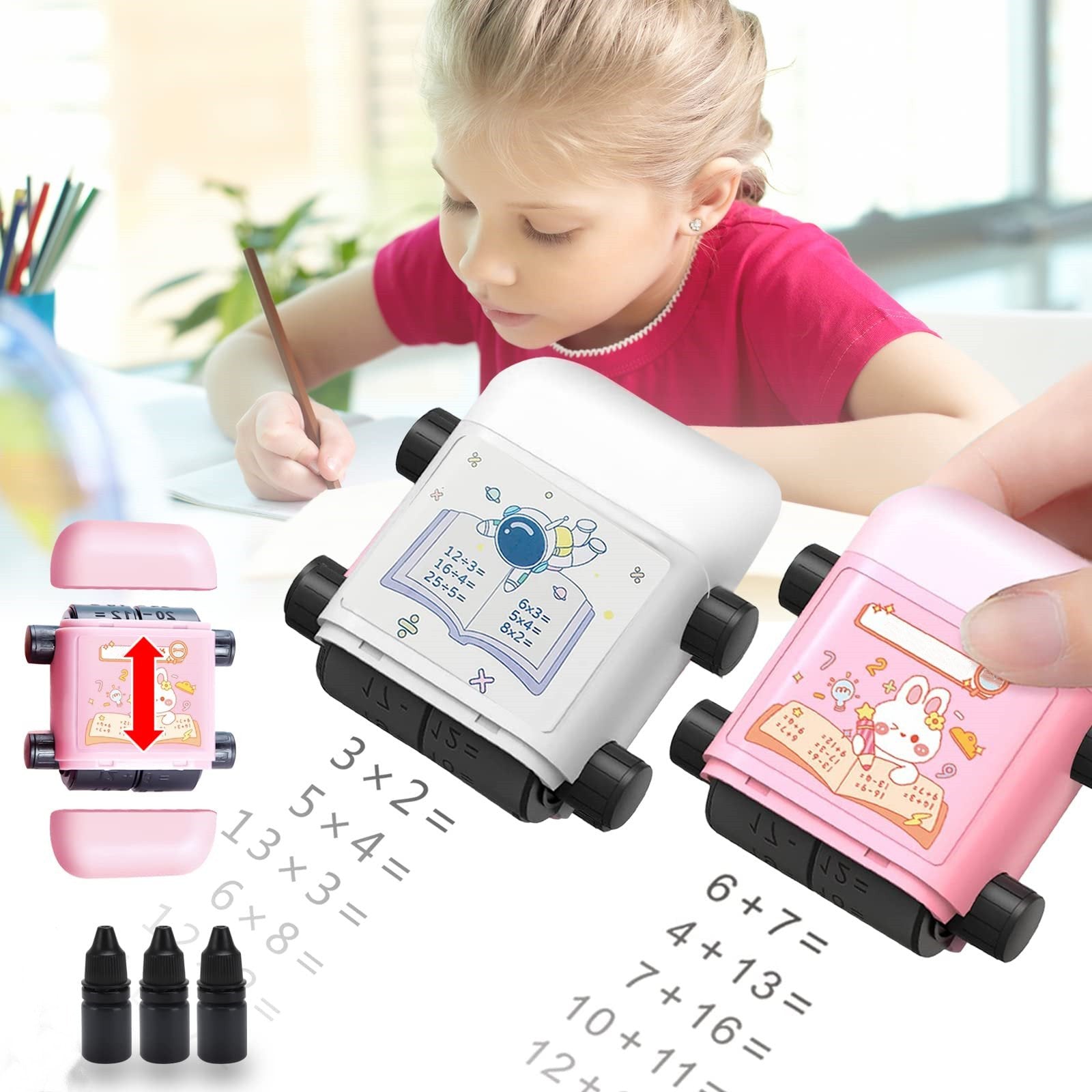 🔥Hot Sale 🔥2 in 1 Math Stamps for Kids