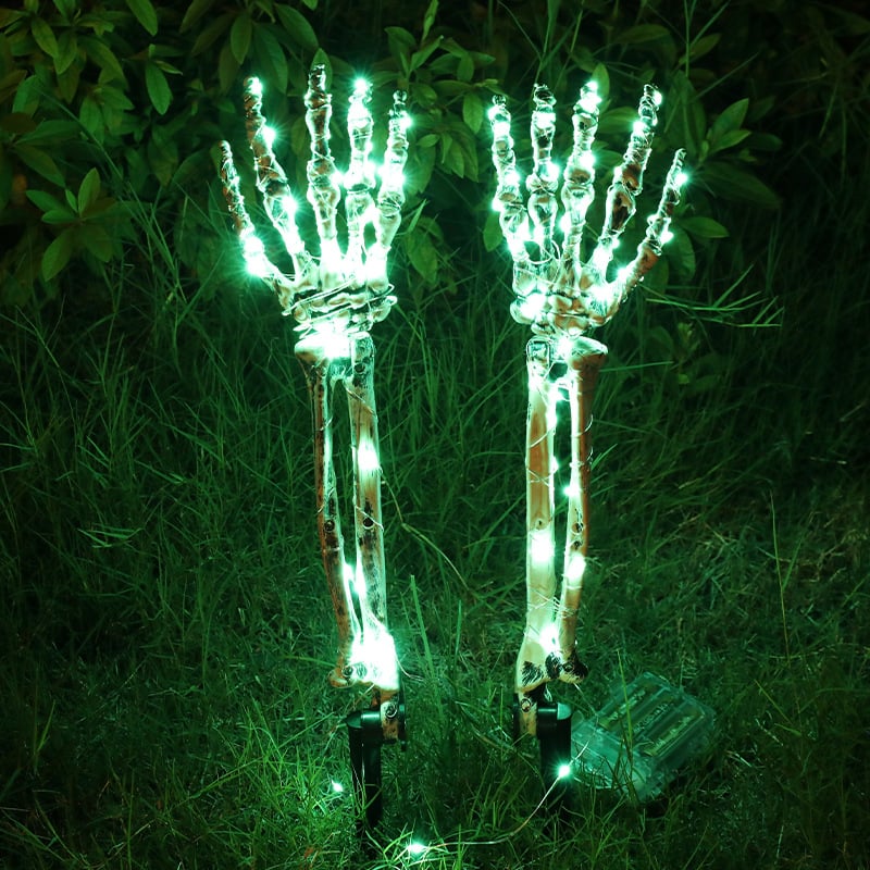 💀Halloween Decoration LED Light-emitting Skeleton Hand🎃