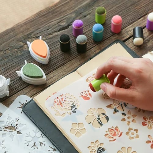🎅DIY Sponge Finger Painting Kit💖