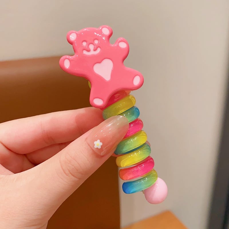 🎄 Christmas Telephone Wire Hair Bands for Kids 🌸