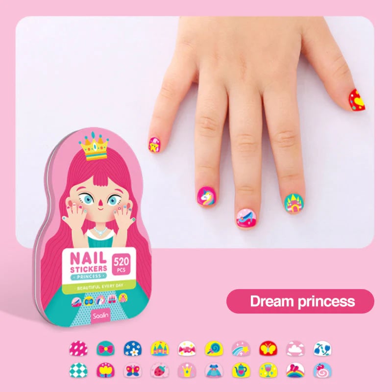 🌸Kids Nail Stickers (520pcs)