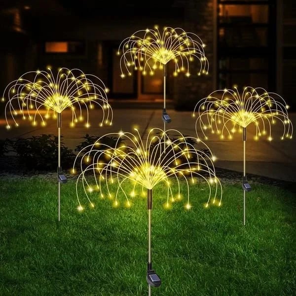 🔥Waterproof  Solar Garden Fireworks Lamp