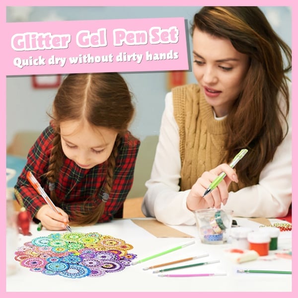 🔥Glitter Gel Pen Set (8 Colors)