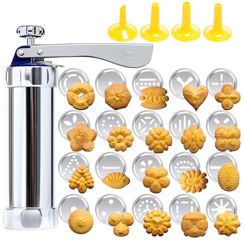 🔥2023 Upgrade Aluminum Cookie Maker Press Kit