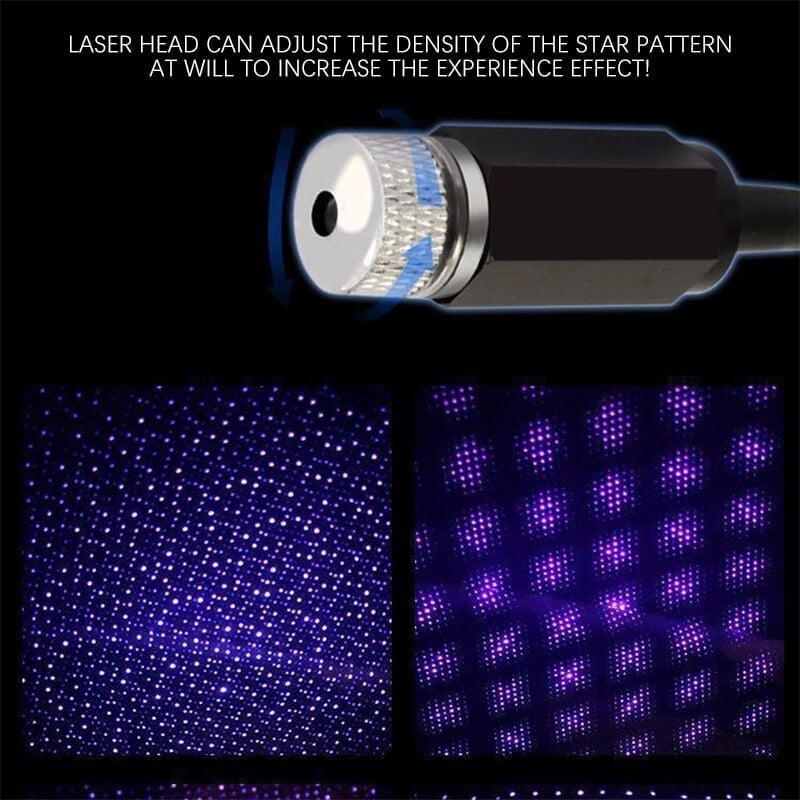 USB Light car star projector