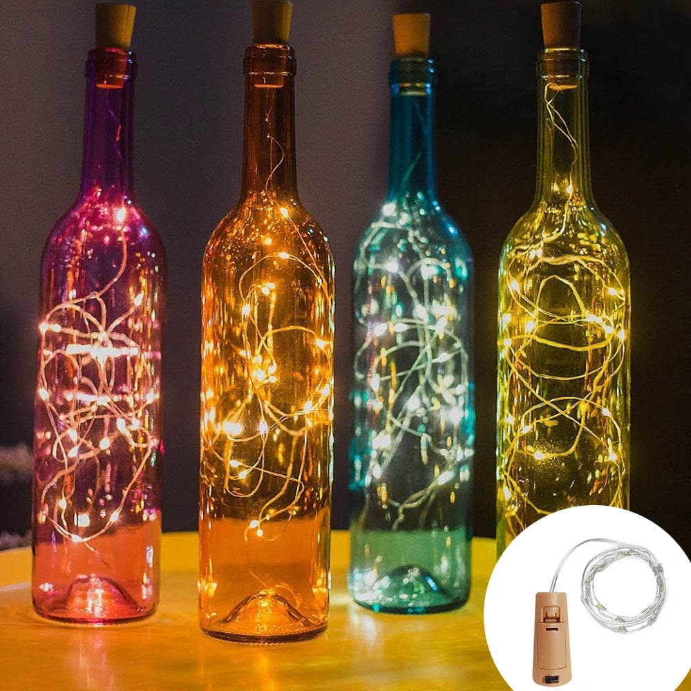 (🎅HOT SALE NOW-49% OFF) BOTTLE LIGHTS ( Battery Included - Replaceable )