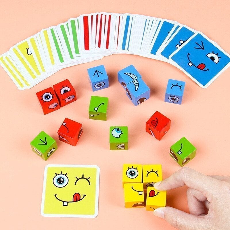3D Puzzle Face-Changing Magic Cube