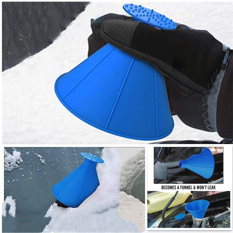 ❄WINTER DISCOUNT 49% OFF❄-Magic Car Ice Scraper Round Cone Shaped