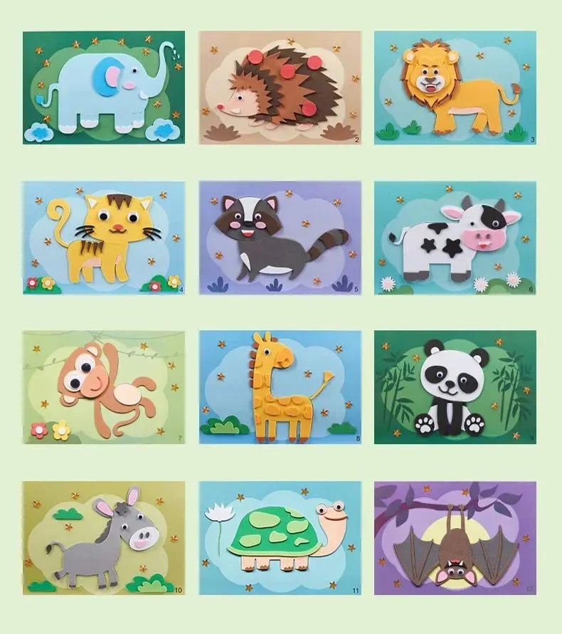 🔥Cartoon EVA Sticker Toys
