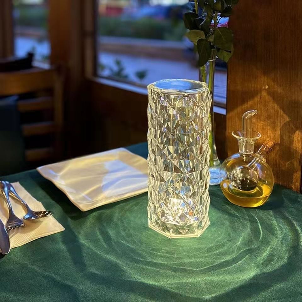 16 Color Romantic LED Rose Table Lamps RGB Touch Lamp