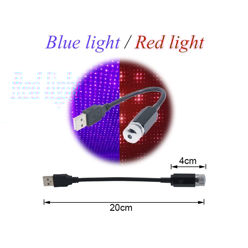 USB Light car star projector