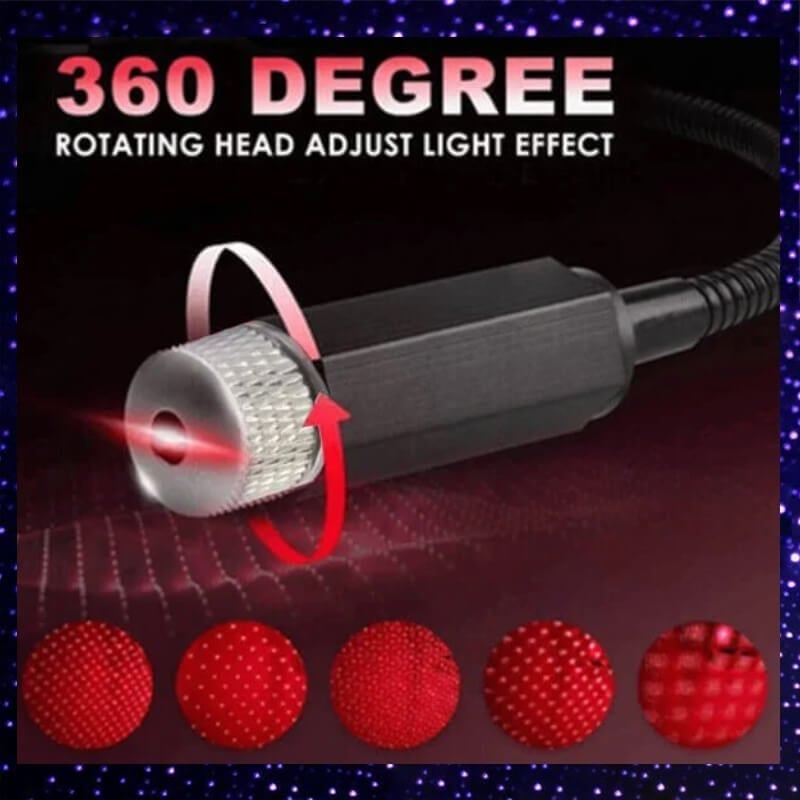 USB Light car star projector