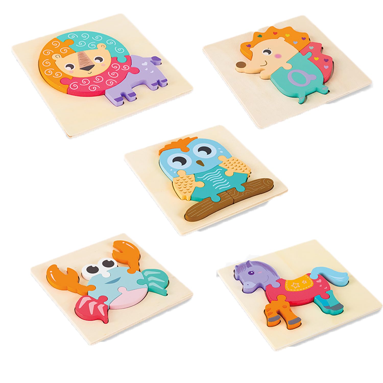 🎁Christmas Hot Sale 49% OFF🔥Children 3D Wooden Puzzle Toys