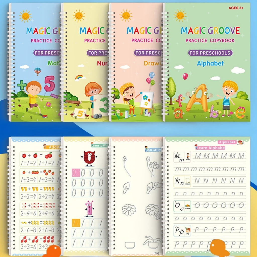 🎉LAST DAY 49% OFF - Reusable Copybook With Pen (writing will disappear)