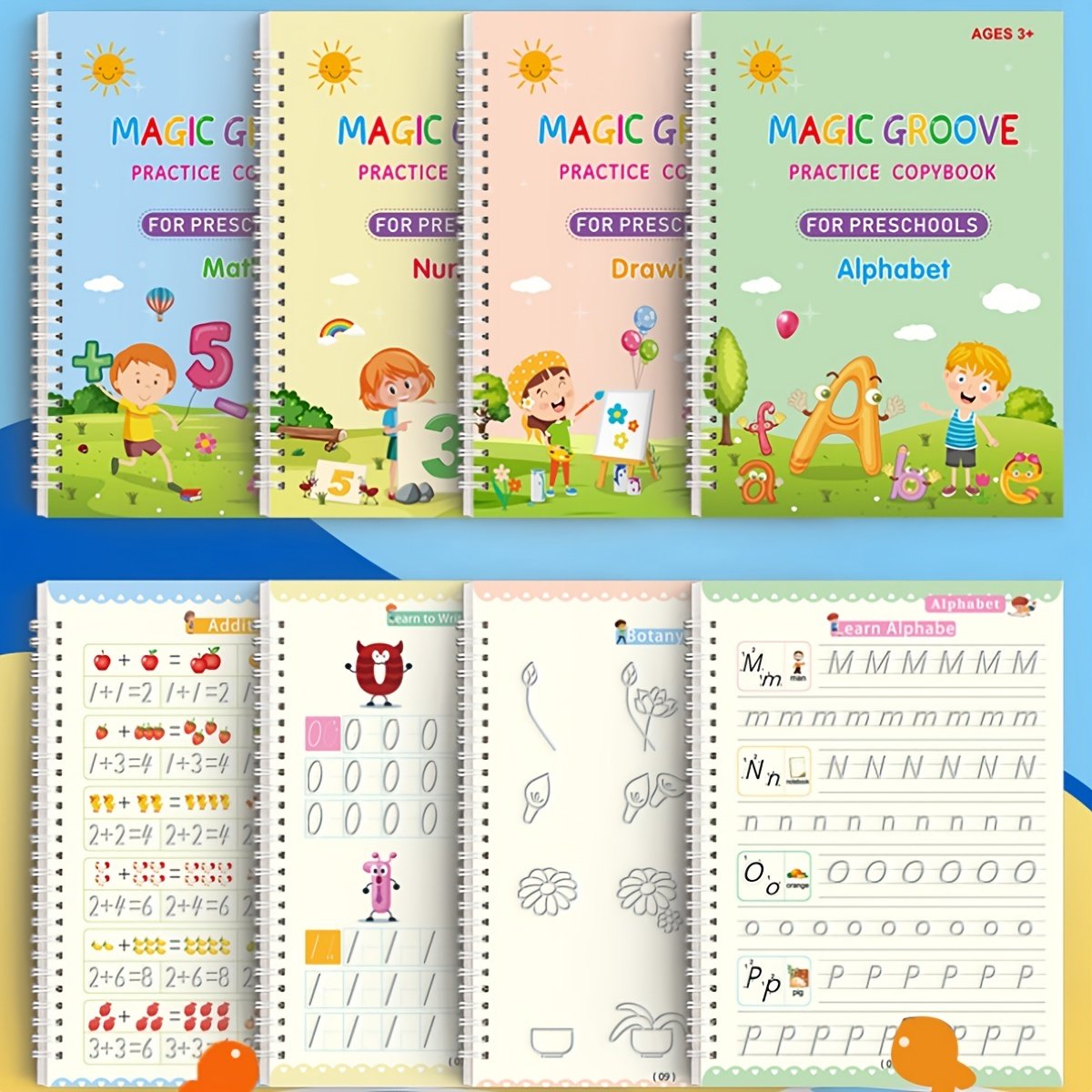 🎉LAST DAY 49% OFF - Reusable Copybook With Pen (writing will disappear)