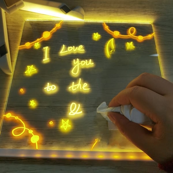 ✨LED Note Board with Colors 🎨(Come With 7 Pens)