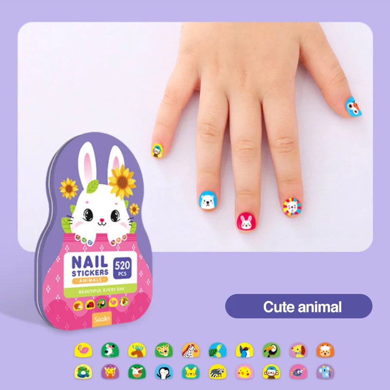 🌸Kids Nail Stickers (520pcs)