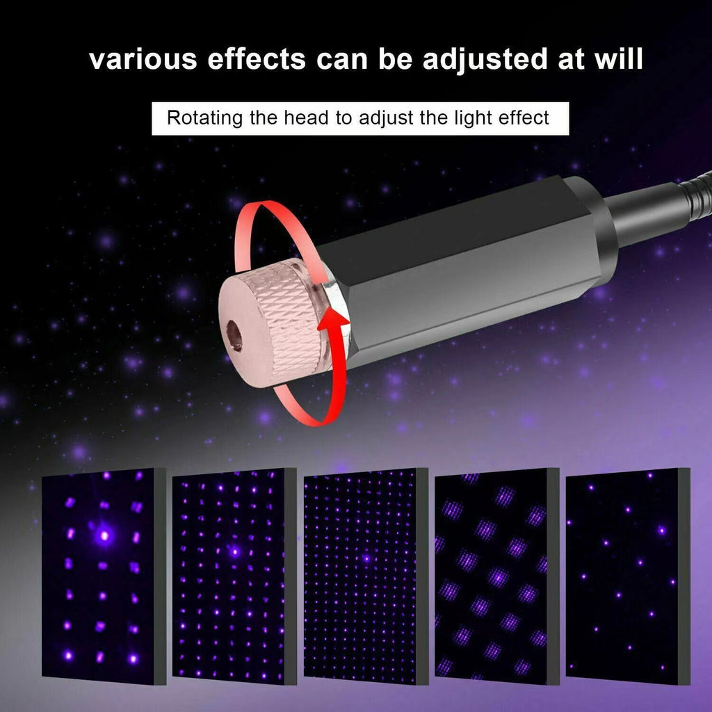 USB Light car star projector