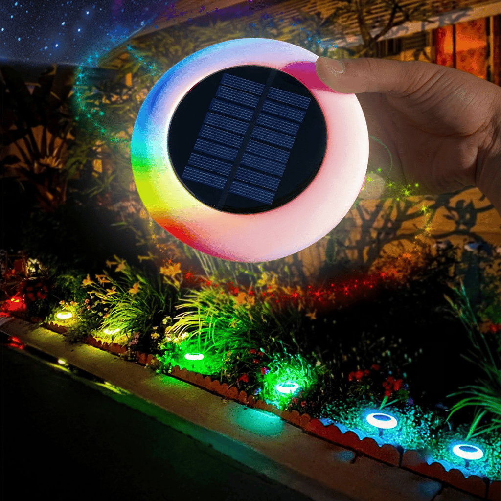 ✨Perfect home upgrade 👍Solar lights outdoor led colorful lights 🌈-BUY 2 GET 1 FREE