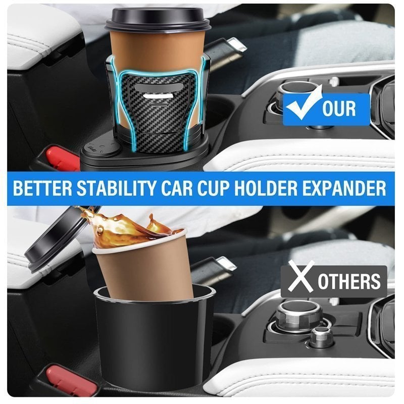 Dual Cup Holder Expander for Car 🔥Buy 2 get Free Shipping🔥