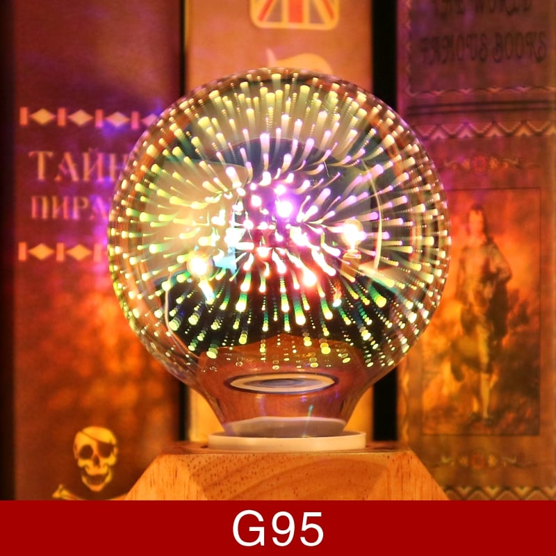 3D Fireworks LED Light Bulb