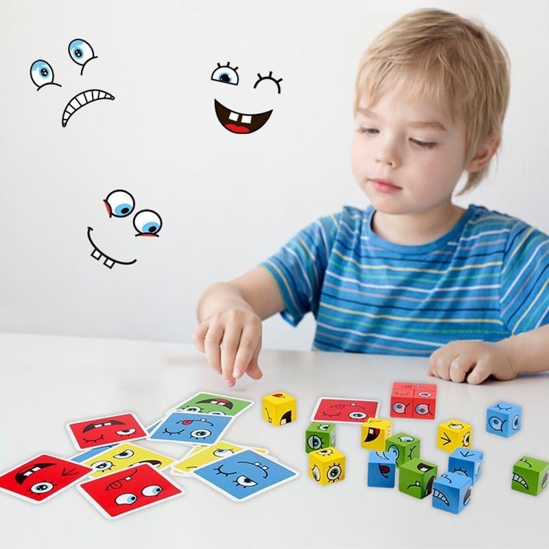3D Puzzle Face-Changing Magic Cube