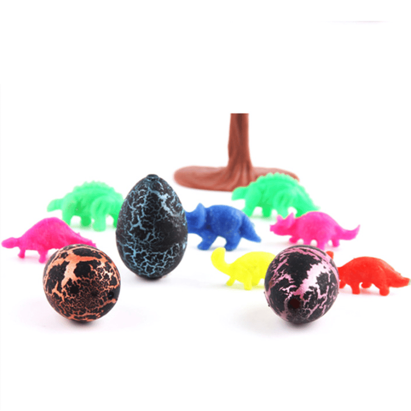 Interesting watercolor cracked dinosaur hatching egg