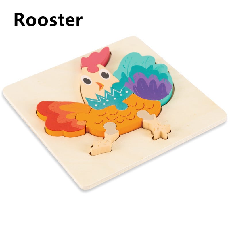🎁Christmas Hot Sale 49% OFF🔥Children 3D Wooden Puzzle Toys