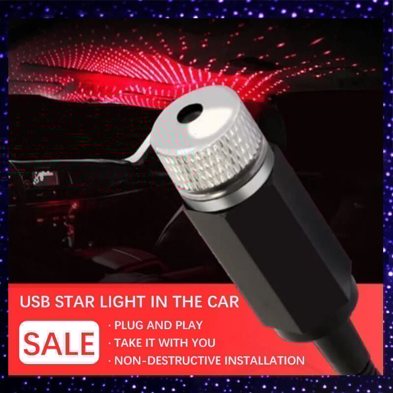 USB Light car star projector