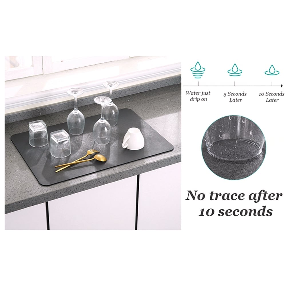🔥2023 New Kitchen Super Absorbent Draining Mat