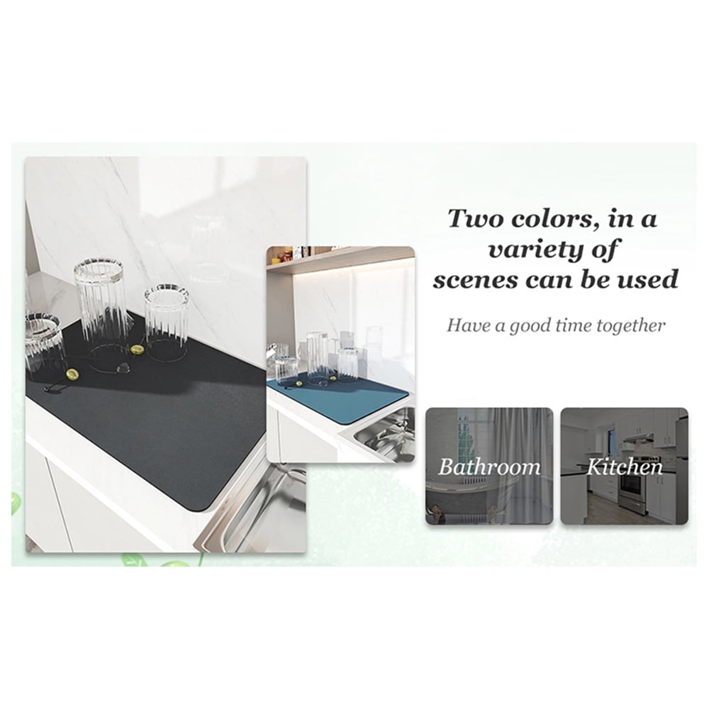 🔥2023 New Kitchen Super Absorbent Draining Mat