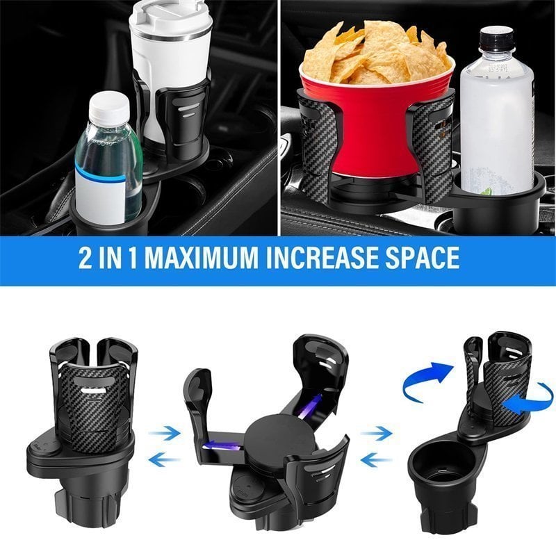 Dual Cup Holder Expander for Car 🔥Buy 2 get Free Shipping🔥