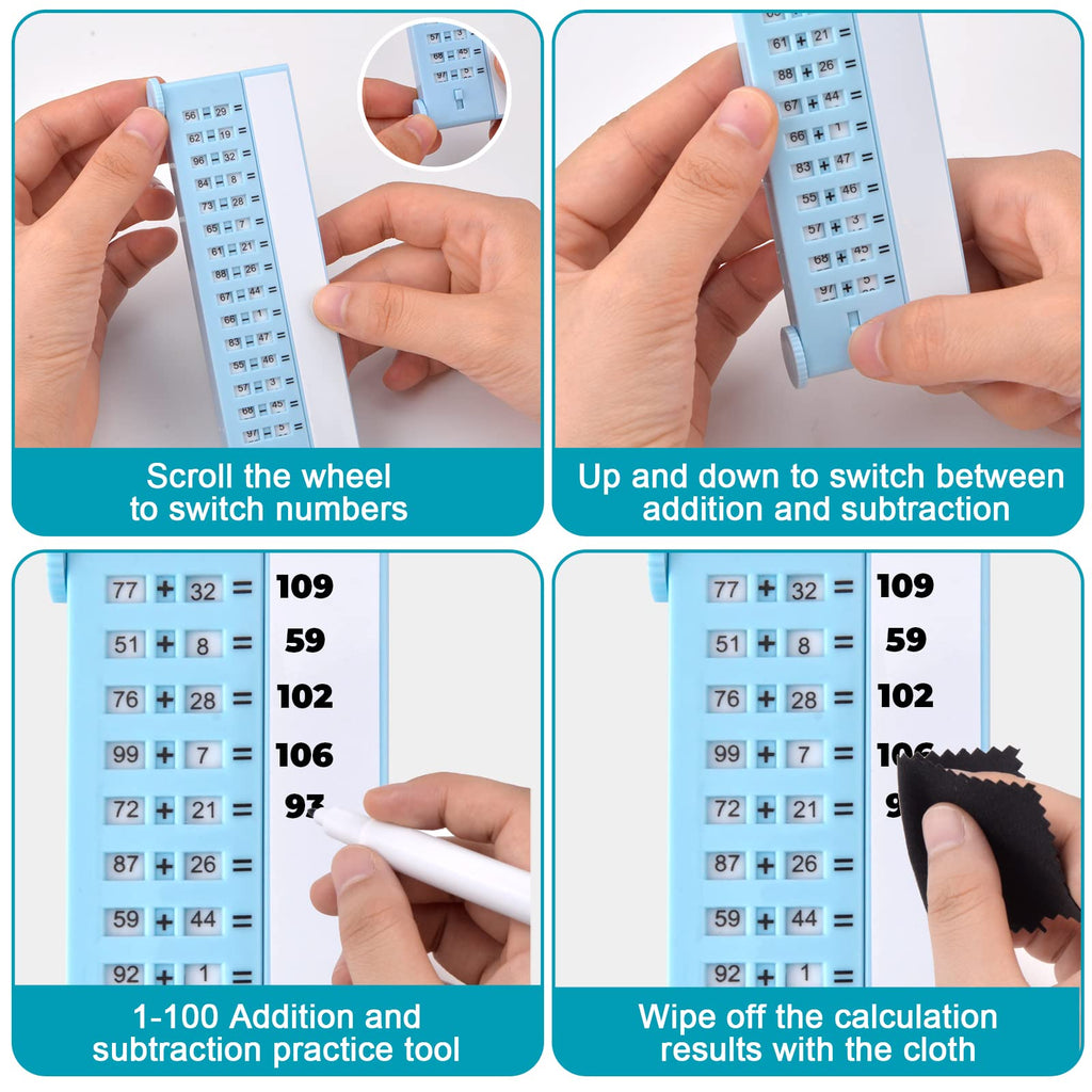 🔥Smart Math Writing Tablet 💗Mixed operations from 1 to 100