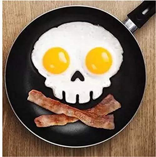 💀Omelette Mold DIY Silicone Egg Pancake Ring Shaper Cooking Tool