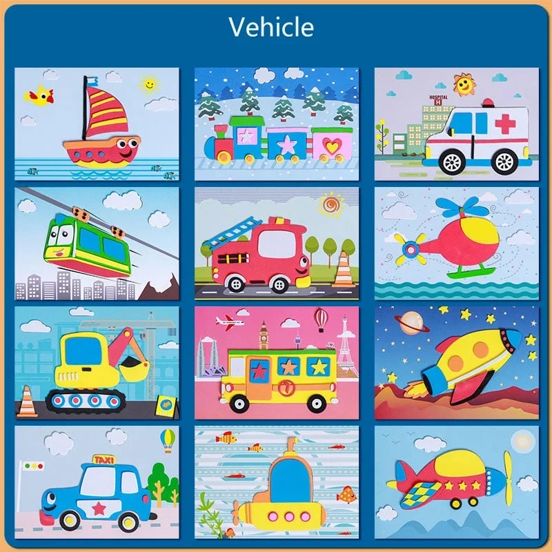 🔥Cartoon EVA Sticker Toys