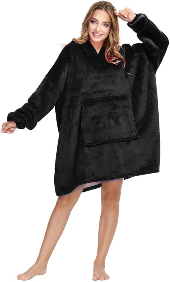 Wearable Blanket Hoodie Comfy Sweatshirt